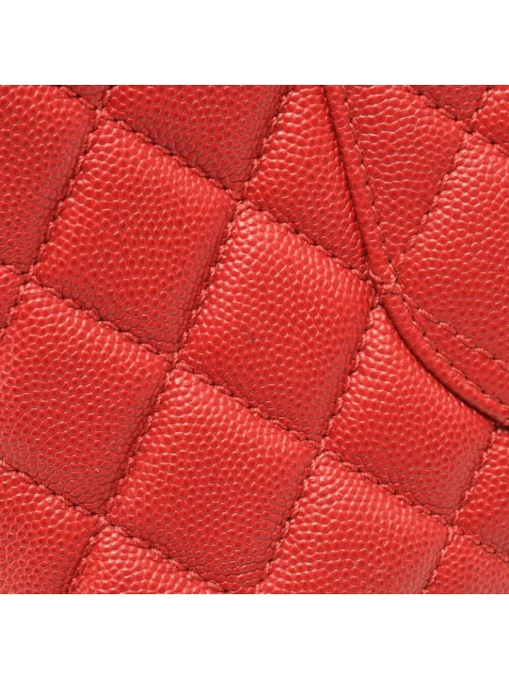 Chanel Handbag Coco Handle 29 Top Flap Bag Quilted Red Caviar Leather 2-Way